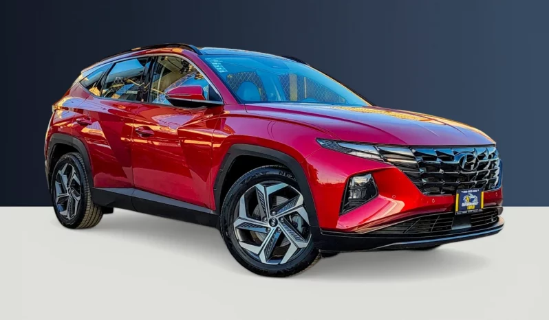 Hyundai Tucson Limited Tech Navi 2023 color rojo seminueva en Navojoa, Sonora — tope de gama, piel, quemacocos panorámico, único dueño
